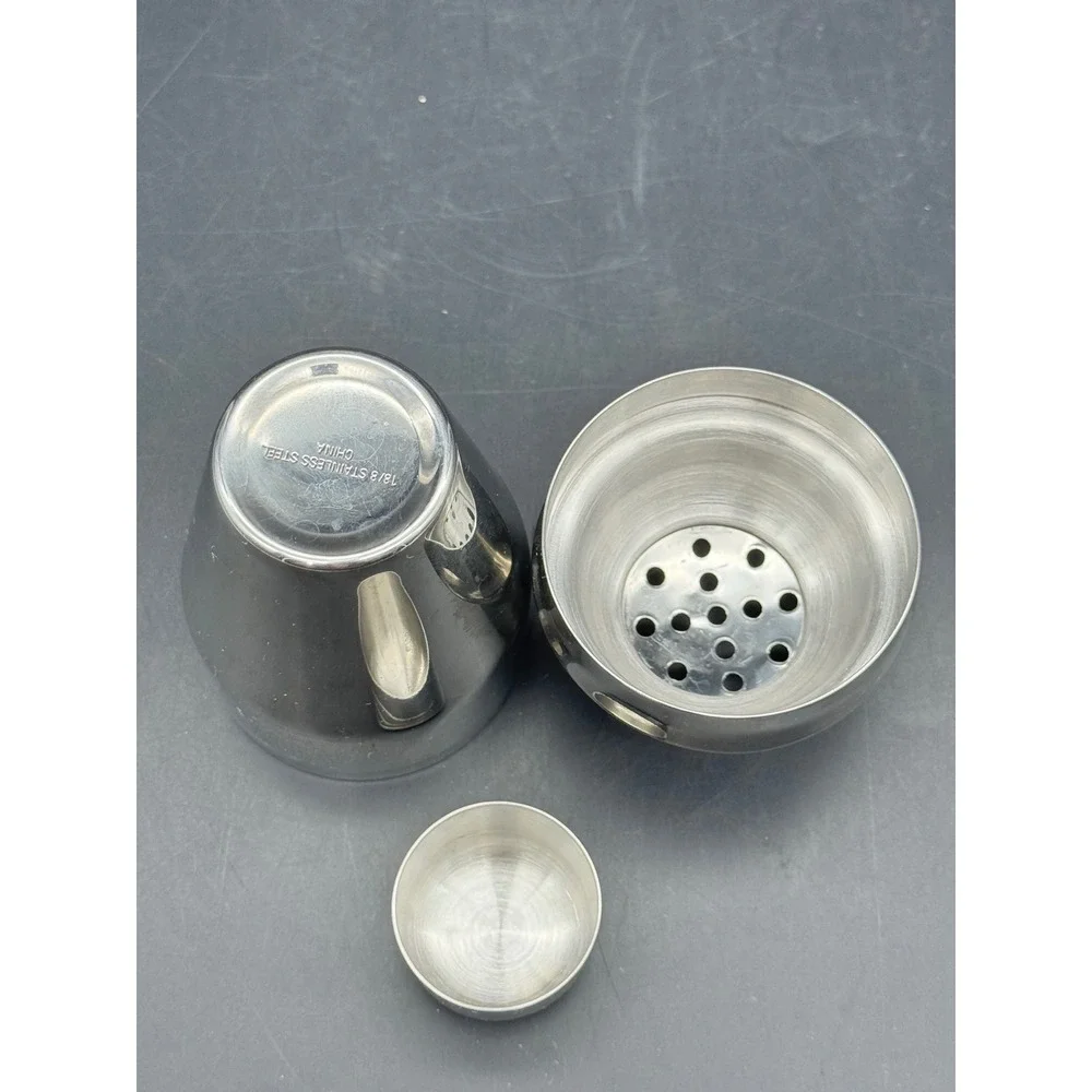 VOX Vodka Mini Martini Cocktail Shaker Stainless Steel Barware Promotional 6